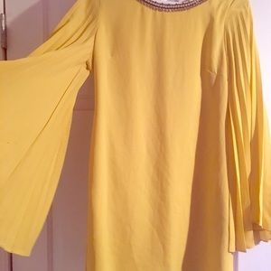 Gorgeous bell sleeve mini dress